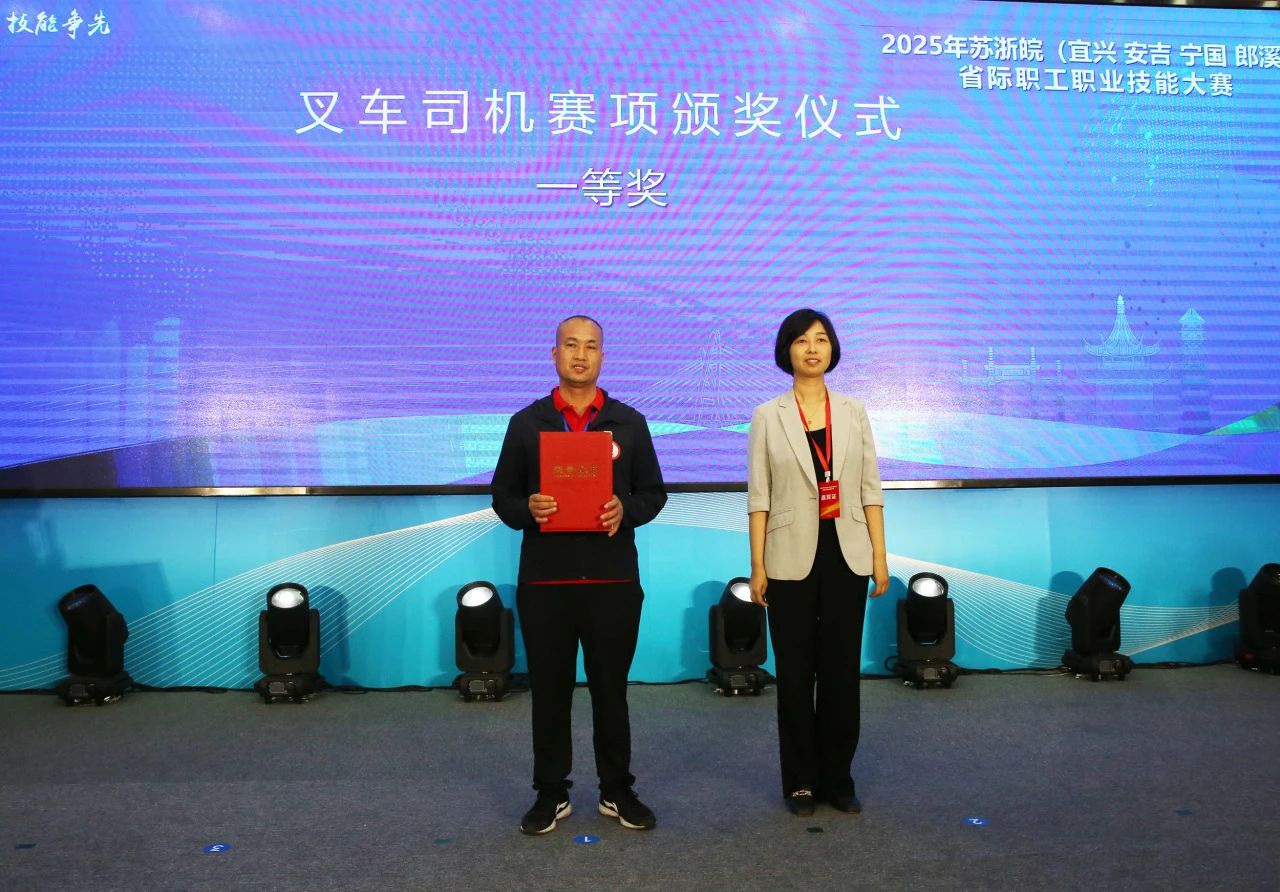 喜报｜尊凯时龙“刘德华”一举夺冠！省际手艺大赛包办冠亚军，，，，，，，叉车班再获佳绩！